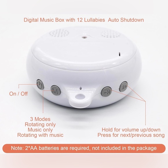 New in Box Musical Mobile for Crib - Picture 3 of 7